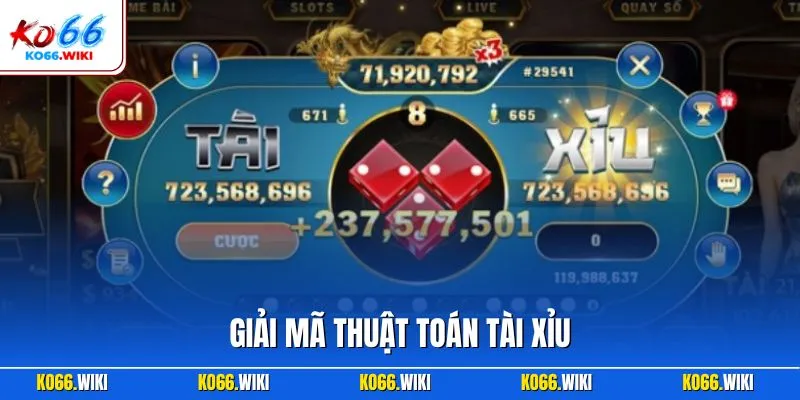 Giải mã thuật toán tài xỉu