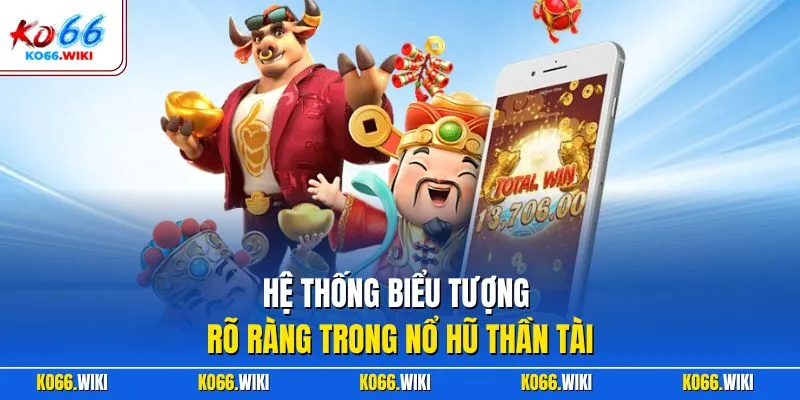 Hệ thống biểu tượng rõ ràng trong nổ hũ thần tài